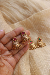 Little Jadau Gopuram Earrings