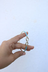 Blue Infinity Bracelet