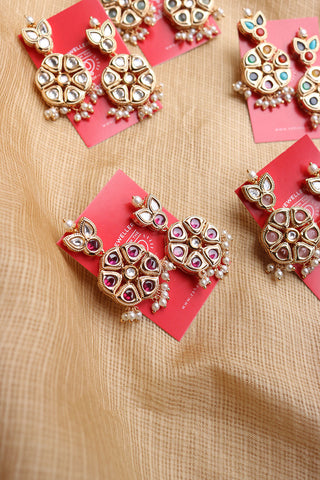 Fusion Flower Drop Earrings