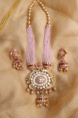 Kundan Peacock Pendant Maala Set