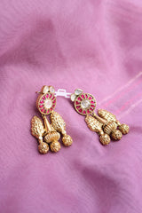 92.5 Silver Kundan Fusion Earrings