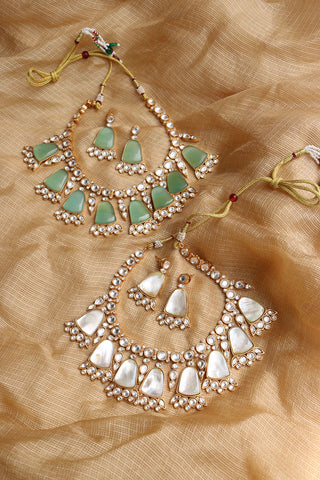 Kundan Marble Drops Set