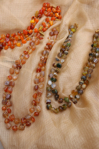 Irregular Beads Two Line Maala