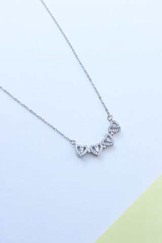 Silver Heart Short Chain