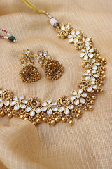 Kundan Antique Floral Set